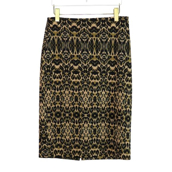 New York & Company Cheetah Pattern Animal Print High Rise Pencil Skirt Size 10 - Picture 6 of 7